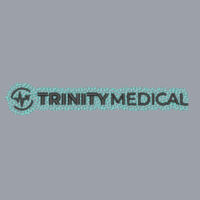 BP36 | Grey Heather | Embroidered Trinity - Cozy Blanket Design