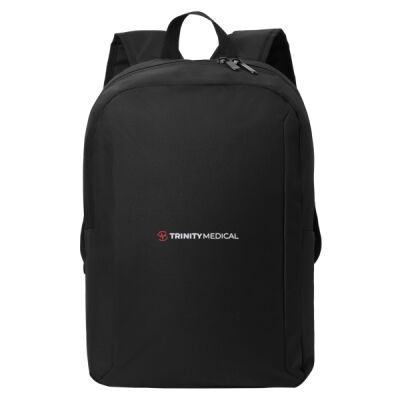 BG228 | Black | Embroidered Trinity - Modern Backpack Thumbnail