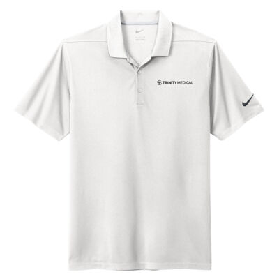 NKDC1963 | White | Embroidered Trinity - Dri FIT Micro Pique 2.0 Polo Thumbnail