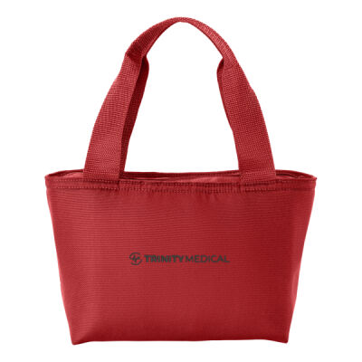 BG518 | Red | Embroidered Trinity - Insulated Lunch Tote Thumbnail