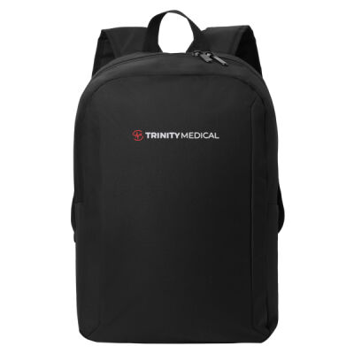 BG231 | Black | Embroidered Trinity - Modern Backpack Thumbnail