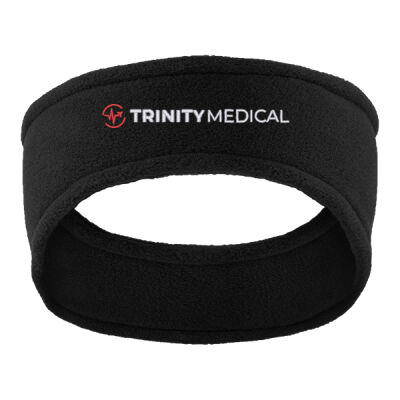 C910 | Black | Embroidered Trinity - R Tek ® Stretch Fleece Headband Thumbnail