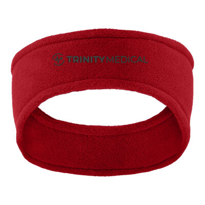 c910 | Red | Embroidered Trinity - R Tek ® Stretch Fleece Headband Thumbnail