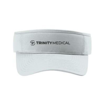 C983 | White | Embroidered Trinity - Poly Visor Thumbnail